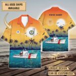 USCGC Alert (WMEC-630)_Sunset Hawaiian Shirt