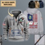 uscgc alex haley wmec 39quarter zip hoodie aop polo tshirt 8a46y