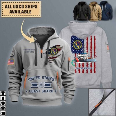 uscgc blackhaw wlb 390quarter zip hoodie aop polo tshirt 3166y