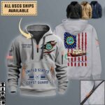 uscgc blackthorn wlb 391quarter zip hoodie aop polo tshirt awl1s