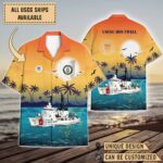 USCGC Boutwell (WHEC-719)_Sunset Hawaiian Shirt