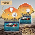 USCGC Bramble (WLB-392)_Sunset Hawaiian Shirt