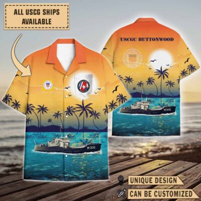 uscgc buttonwood wlb 306sunset hawaiian shirt vzofg
