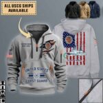 uscgc chase whec 718quarter zip hoodie aop polo tshirt tsywe