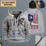 uscgc chilula wmec 153quarter zip hoodie aop polo tshirt rh0sv