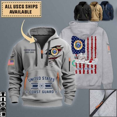 uscgc citrus wlb 300quarter zip hoodie aop polo tshirt h7gf5