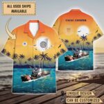USCGC Conifer (WLB-301)_Sunset Hawaiian Shirt