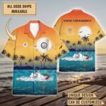 USCGC Courageous (WMEC-622)_Sunset Hawaiian Shirt