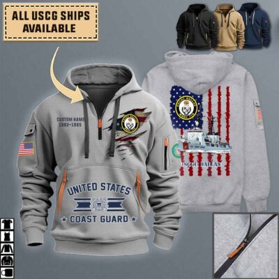 uscgc dallas whec 716quarter zip hoodie aop polo tshirt b8r4k