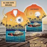 USCGC Firebush (WLB-393)_Sunset Hawaiian Shirt