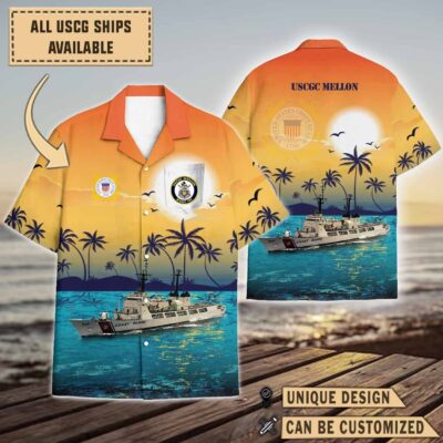 uscgc mellon whec 717sunset hawaiian shirt thew4