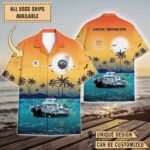 USCGC Mesquite (WLB-305)_Sunset Hawaiian Shirt