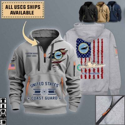 uscgc morris wsc 147quarter zip hoodie aop polo tshirt 36hj8