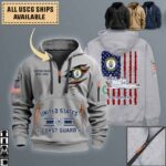 uscgc northland wmec 904quarter zip hoodie aop polo tshirt ujv8u
