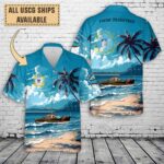 uscgc planetree wlb 307art print pocket hawaiian shirt kcquh