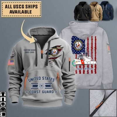 uscgc seneca wmec 906quarter zip hoodie aop polo tshirt aroa6