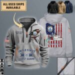 uscgc spencer wmec 905quarter zip hoodie aop polo tshirt p8gi7