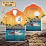 USCGC Spencer (WMEC-905)_Sunset Hawaiian Shirt
