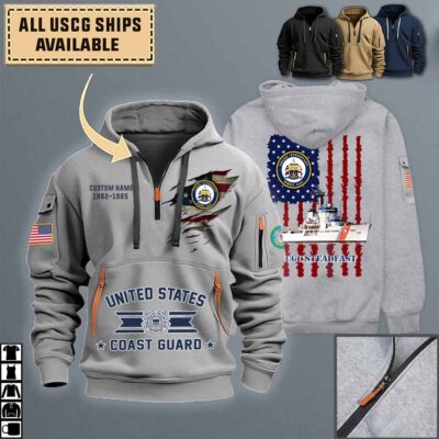 uscgc steadfast wmec 623quarter zip hoodie aop polo tshirt oyyjd