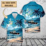 uscgc sweetgum wlb 309art print pocket hawaiian shirt owfzx