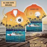 USCGC Ute (WMEC-76)_Sunset Hawaiian Shirt