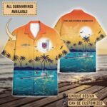 USS Alexander Hamilton (SSBN-617)_Sunset Hawaiian Shirt