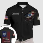 uss arnold j isbell dd 869quarter zip hoodie aop polo tshirt yoiju