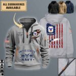 uss atlanta ssn 712quarter zip hoodie aop polo tshirt a6qw3