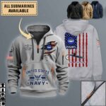 uss augusta ssn 710quarter zip hoodie aop polo tshirt te72m