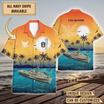 uss austin lpd 4sunset hawaiian shirt dn4pn