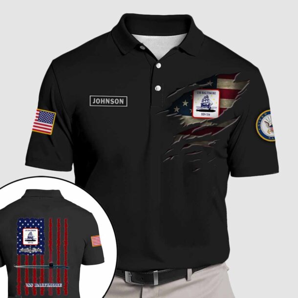 uss baltimore ssn 704quarter zip hoodie aop polo tshirt hmhl7