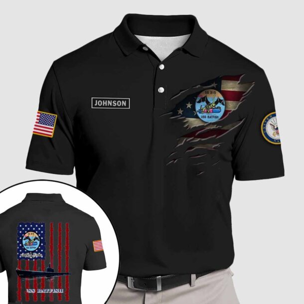 uss batfish ss 310quarter zip hoodie aop polo tshirt kj7rn
