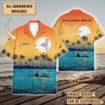 USS Baton Rouge (SSN-689)_Sunset Hawaiian Shirt