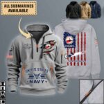 uss birmingham ssn 695quarter zip hoodie aop polo tshirt 73024