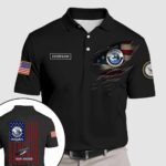 uss boise ssn 764quarter zip hoodie aop polo tshirt xspno