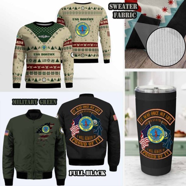 uss boston ssn 703sweater tribute sets a6igd