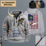 uss bremerton ssn 698quarter zip hoodie aop polo tshirt 38fg7