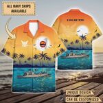 USS Butte (AE-27)_Sunset Hawaiian Shirt
