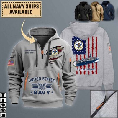 uss carl vinson cvn 70quarter zip hoodie aop polo tshirt oqucn