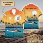 USS Carter Hall (LSD-50)_Sunset Hawaiian Shirt