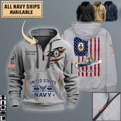 uss cole ddg 67quarter zip hoodie aop polo tshirt scluy