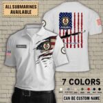 uss columbus ssn 762quarter zip hoodie aop polo tshirt dq9xf