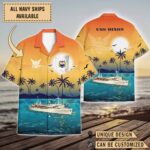 USS Dixon (AS-37)_Sunset Hawaiian Shirt