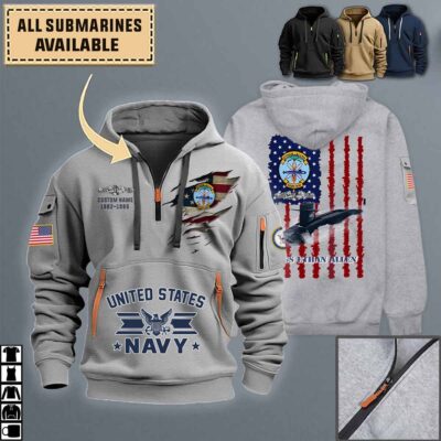 uss ethan allen ssbn 608quarter zip hoodie aop polo tshirt kf8g7