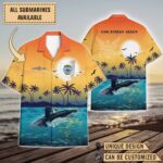 USS Ethan Allen (SSBN-608)_Sunset Hawaiian Shirt