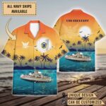 USS Exultant (MSO-441)_Sunset Hawaiian Shirt