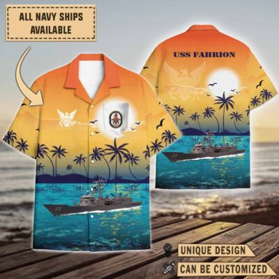 uss fahrion ffg 22sunset hawaiian shirt 7s9vn