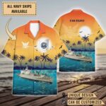 USS Flint (AE-32)_Sunset Hawaiian Shirt