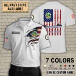 uss floyd county lst 762quarter zip hoodie aop polo tshirt g999y