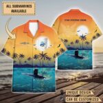 USS Flying Fish (SSN-673)_Sunset Hawaiian Shirt